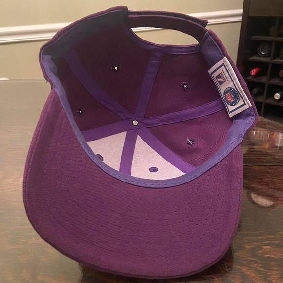 VTG 90s Baltimore Ravens Logo 7 Athletic NFL Adjustable Strapback Snapback Hat - Picture 5 of 5